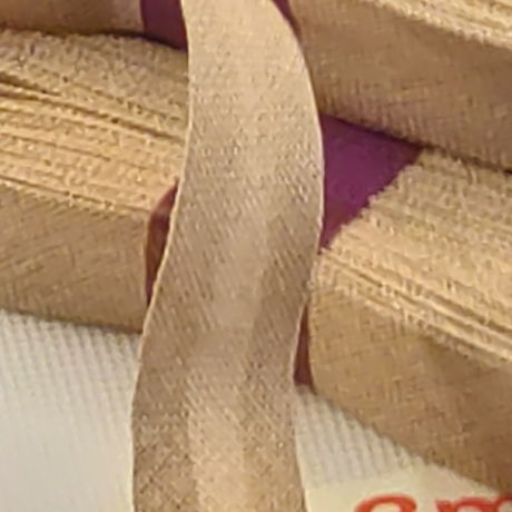 Schrägband schlamm je 3m 1 € Baumwolle gefalzt Sonderpreis