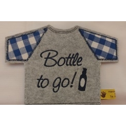 Bottle to go  Flaschen Shirt  –  Geschenk für Piccolos