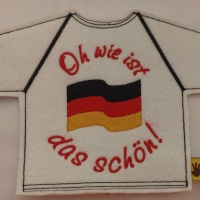 Flaschen Shirt Deutschland Oh wie ist das schön 0,33l Flaschen 