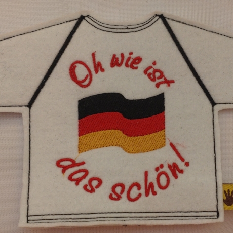 Flaschen Shirt Deutschland Oh wie ist das schön 0,33l Flaschen 