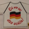 Flaschen Shirt Deutschland Oh wie ist das schön 0,33l Flaschen 