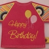 Flaschen Shirt Kleid Happy Birthday   für 0,33l Flaschen 
