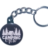 Schlüsselanhänger 25 mm Gliederkette u Ring Camping Camper WOMO
