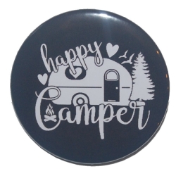 Button 50 mm mit Anstecknadel Spruch Camping Camper Wohnmobil