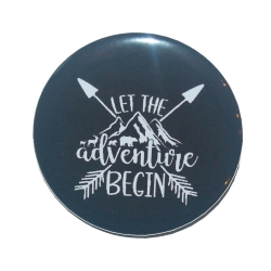 Button 25 mm mit Anstecknadel Spruch Camping Camper Wohnmobil