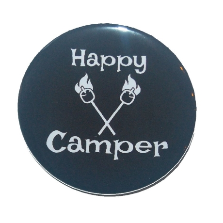 Button 25 mm mit Anstecknadel Spruch Camping Camper Wohnmobil