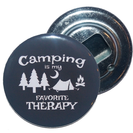 Flaschenöffner 59 mm Metall Spruch Camping Crew Wohnmobil