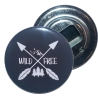 Flaschenöffner 59 mm Metall Spruch Camping Crew Wohnmobil