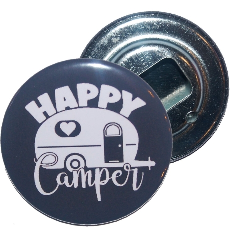 Flaschenöffner 59 mm Metall Spruch Camping Camper Wohnmobil