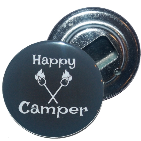 Flaschenöffner 59 mm Metall Spruch Camping Camper Wohnmobil