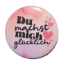 Liebesspruch Taschenspiegel 59 mm Metall Liebe 