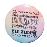 Liebesspruch Magnet 50 mm Liebe Freundschaft