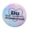 Liebesspruch Taschenspiegel 59 mm Metall Liebe 