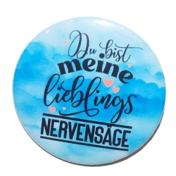 Liebesspruch Magnet 50 mm Liebe Freundschaft
