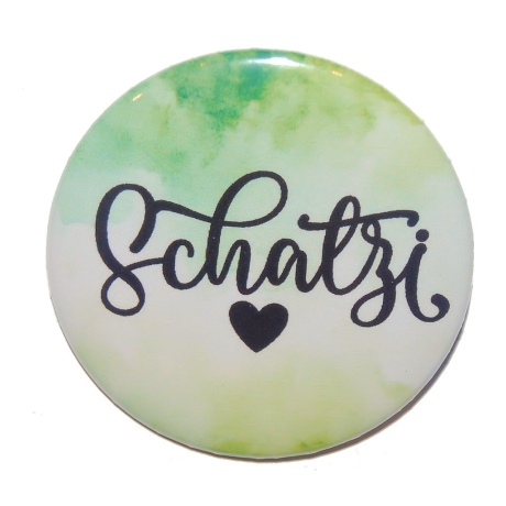 Liebesspruch Button 50 mm mit Anstecknadel Liebe Freundschaft