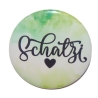 Liebesspruch Button 50 mm mit Anstecknadel Liebe Freundschaft
