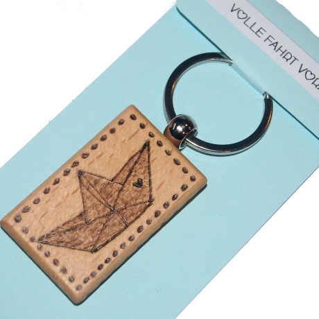 Maritimer Schlüsselanhänger Leinen los