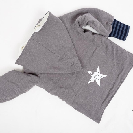 Jacke Mantel Leinen Gr. 98