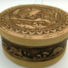 Handgearbeitete Birkenrinden-Dose mit Deckel, neu