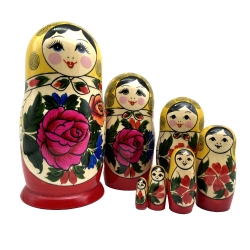 7-er Matroschka Semonova klassisch 18 cm, # DZ 401