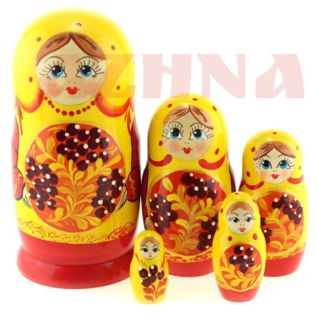 5-er Matroschka, Herbst, 15 cm, # DZ 435