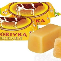 1 Matroschka-Becher +1kg Roshen Korovka-Weichkaramellen