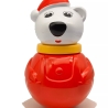 Stehaufpuppe Eisbär m. Glöckchen, bunt, dz 62, neu