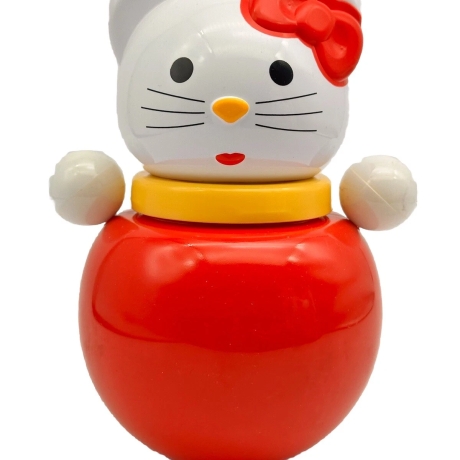Stehaufpuppe Katze Murka m. Glöckchen, bunt, dz 63