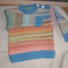 Babypullover in pastell
