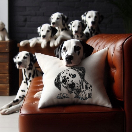 NEU Stickdatei Dalmatiner Calla Hund realistisch