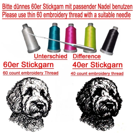 Stickdatei Boxer Ariel Hund realistisch