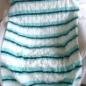 Kuscheldecke Plaid handgestrickt mit Streifen von Hobbyhaus