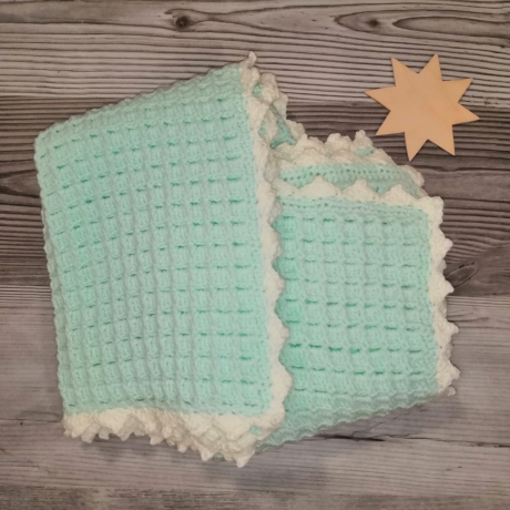 Babydecke, Kuscheldecke, gehäkelte Decke, crochet baby blanket