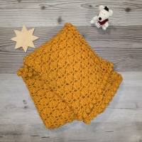 Babydecke, Kuscheldecke, crochet baby blanket, gehäkelte Decke