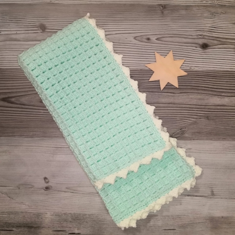 Babydecke, Kuscheldecke, gehäkelte Decke, crochet baby blanket