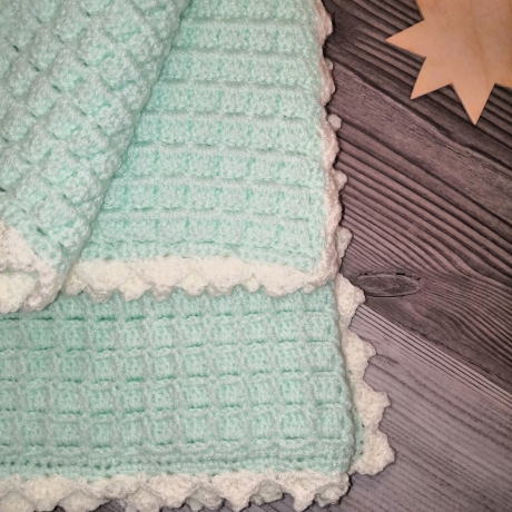 Babydecke, Kuscheldecke, gehäkelte Decke, crochet baby blanket