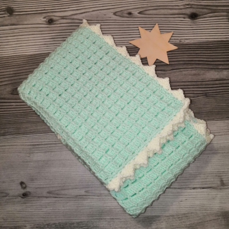 Babydecke, Kuscheldecke, gehäkelte Decke, crochet baby blanket