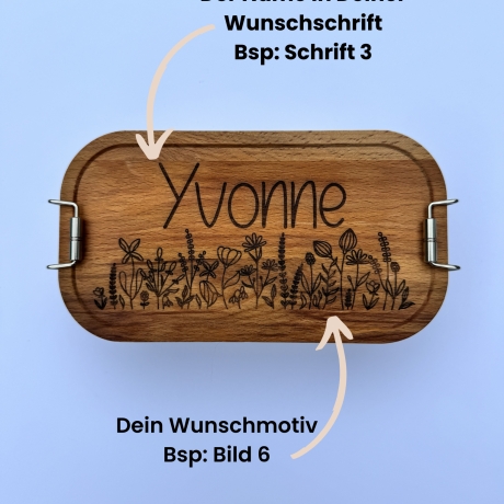 Brotdose | Lunchbox | personalisiert mit Namen
