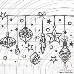 Deko Baumkugeln Plotterdatei SVG DXF