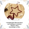 Makramee Stern Weihnachten | Boho Weihnachtsdeko zum Hängen