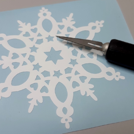 Deko Stern Plotterdatei SVG DXF 