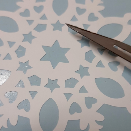 Deko Stern Plotterdatei SVG DXF 