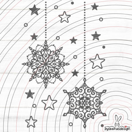 Deko Sterne 1 Plotterdatei SVG DXF
