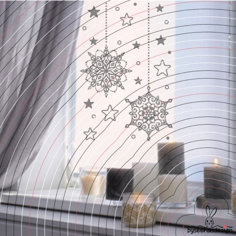 Deko Sterne 1 Plotterdatei SVG DXF