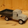 Deko-Lastwagen aus Holz, grau/anthrazit
