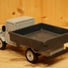 Deko-Lastwagen aus Holz, grau/anthrazit