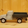 Deko-Lastwagen aus Holz, grau/anthrazit
