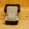 Deko-Lastwagen aus Holz, grau/anthrazit