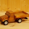 Deko-Lastwagen aus Holz, kastanie