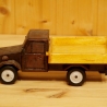 Deko-Lastwagen aus Holz, dunkelbraun/eiche